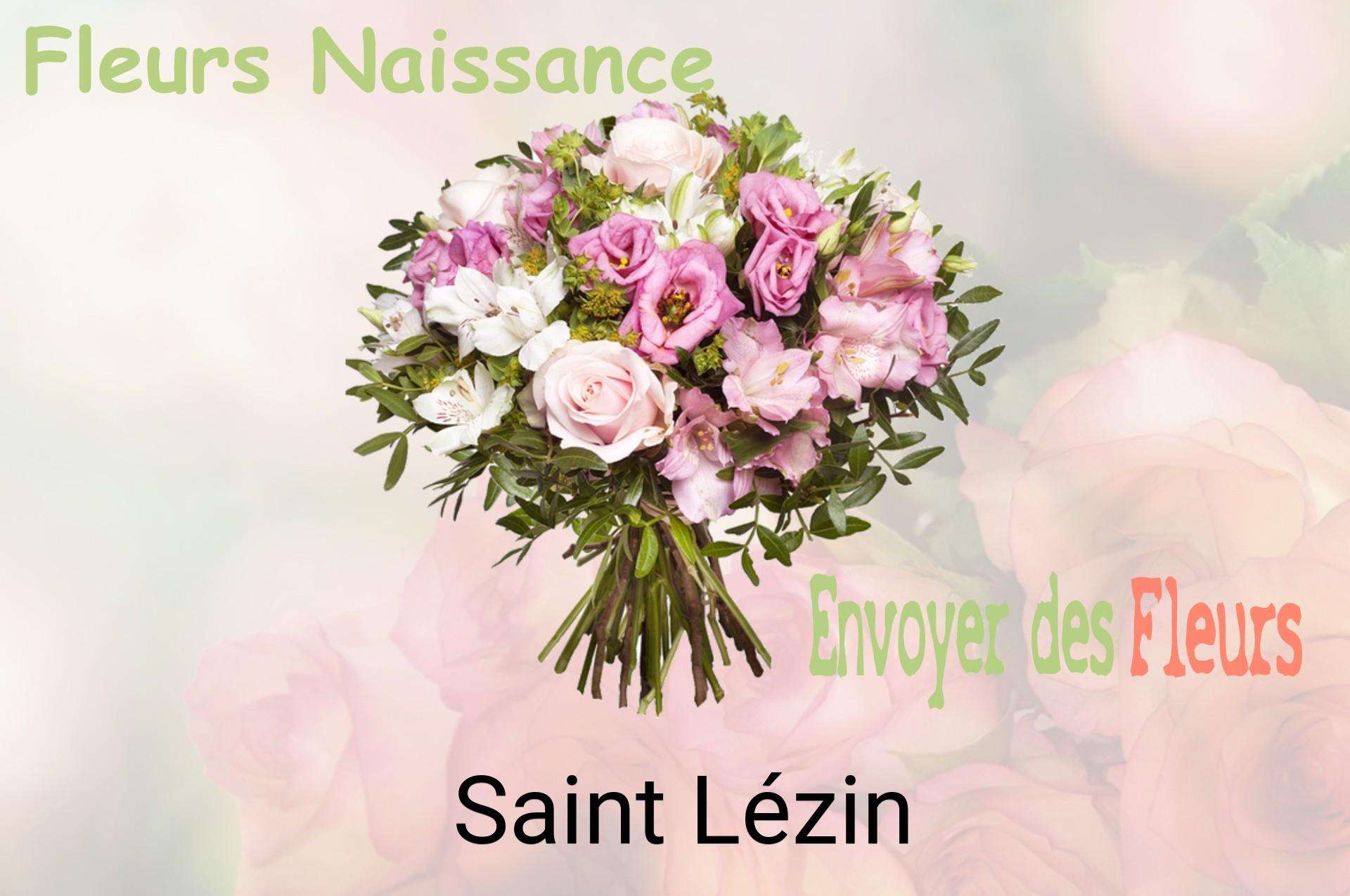 Bouquet de fleurs de naissance livré à Saint-Lézin